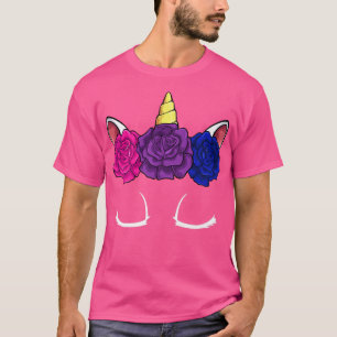 T-shirt Biseual Unicorn LGBTQ mignonne Magique subtile Bi 