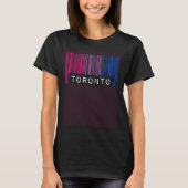 T-shirt Bisexual Barcode Pride Toronto Canada Queer Aesthe (Devant)