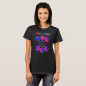 T-shirt Bisexual Bi Pride Drapeau Graphique À secteurs Att (Devant entier)