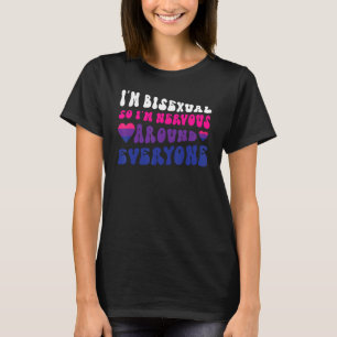 T-shirt Bisexual Bi Pride Drapeau Je suis Bisexuel Donc je