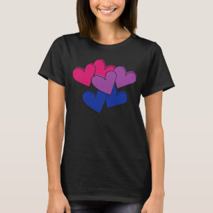 T-shirt Bisexual Bi Pride Saint Valentin LGBTQ LGBT Subtl