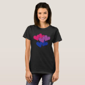 T-shirt Bisexual Bi Pride Valentine's Day LGBTQ LGBT Subtl (Devant entier)