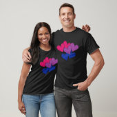 T-shirt Bisexual Bi Pride Valentine's Day LGBTQ LGBT Subtl (Unisexe)