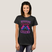T-shirt Bisexual Genderfluid Legend Bisexual Pride Flag Co (Devant entier)