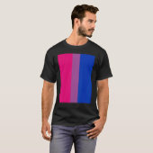 T-shirt Bisexual Pride Flag Rotated  For Bi People Who Lik (Devant entier)