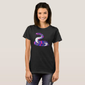 T-shirt Bisexual Pride Snake Lgbt Bisexual Flag Snakes Rep (Devant entier)