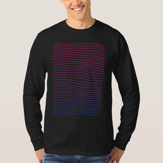 T-shirt Bisexual Pride   Subtle Bisexual Abstract Bi Pride (Devant)