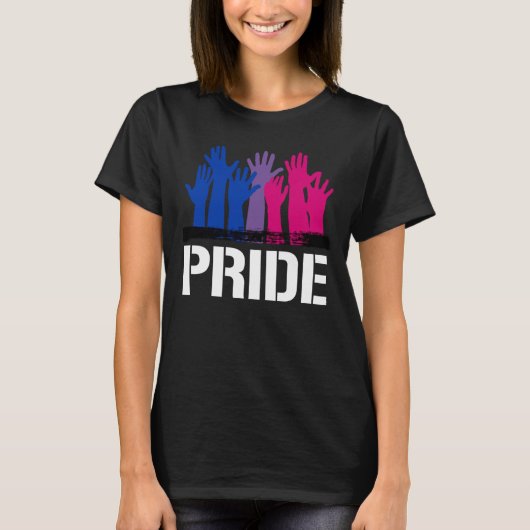 T-shirt Bisexual Pride Together (Devant)