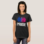 T-shirt Bisexual Pride Together (Devant entier)