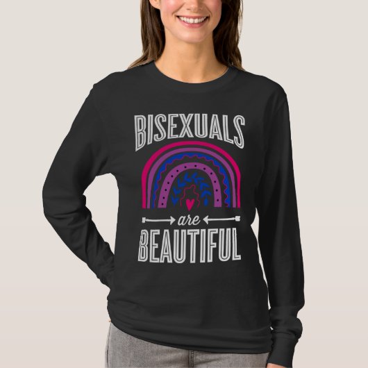 T-shirt Bisexuals Are Beautiful Bisexual Pride Bohemian Ra (Devant)