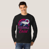 T-shirt Bisexuals Exist Bisexual Loch Ness Monster Pride R (Devant entier)