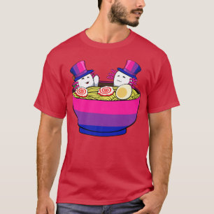 T-shirt Bisexuel Axolotl Ramen LGBT-Q mignonne Bi Pride su