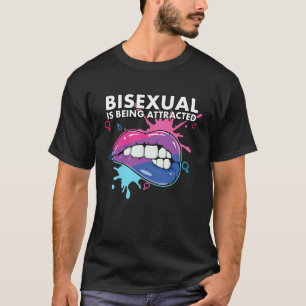 T-shirt Bisexuel Est Attiré Arc-en-ciel Fierté Bisexuel
