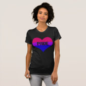 T-shirt Bisexuel Fierté amour (Devant entier)