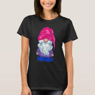 T-shirt Bisexuel Gnome Beanie Bisexual Pride LGBTQ Bisexua