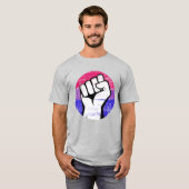 T-shirt Bisexuel Pride premier cercle Imprimer (Devant entier)