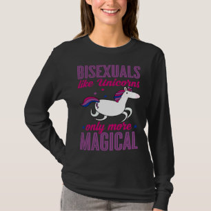 T-shirt Bisexuels comme les licornes mais plus magique Bis