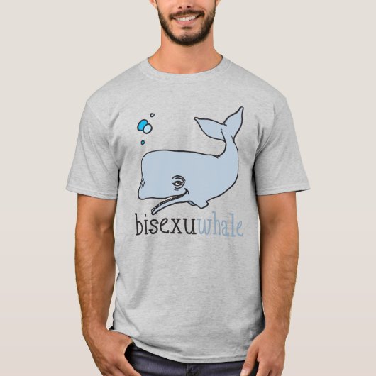 T-SHIRT BISEXUWHALE (Devant)