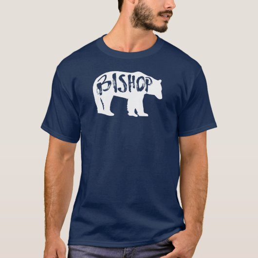 T-shirt Bishop California Bear (Devant)