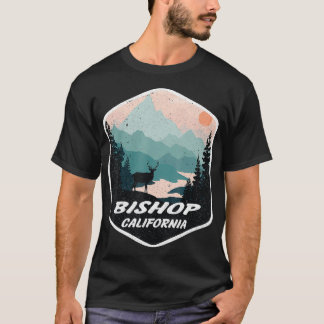 T-shirt Bishop California CA Mountains Randonnée Randonnée