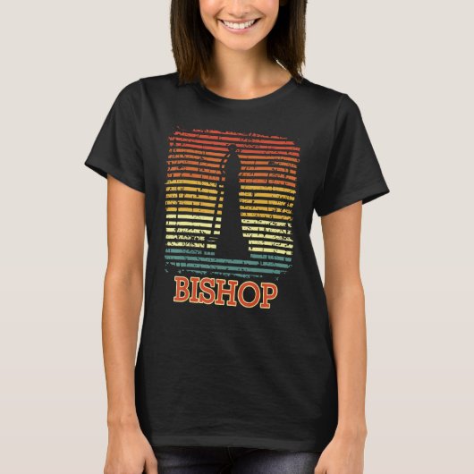 T-shirt Bishop of Chess Runner Chess Figure Men Women Chil (Devant)