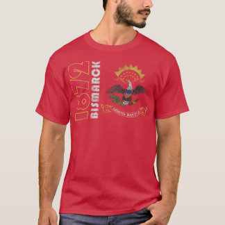 T-shirt Bismark North Dakota Vintage