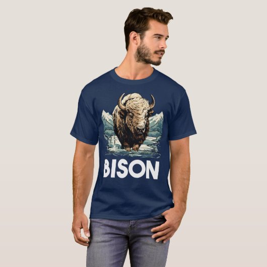 T-shirt Bison (Devant entier)