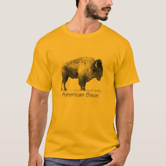 T-shirt Bison américain (Devant)