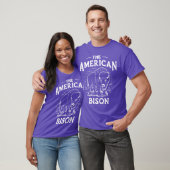 T-shirt Bison américain 2 (Unisexe)