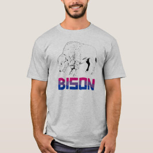T-shirt Bison bisexuel