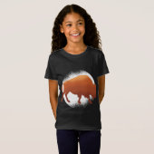 T-Shirt Bison Buffle National Mammifère Américain (Devant entier)