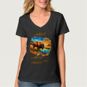 T-shirt Bison de Buffalo américain
