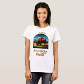 T-shirt Bison de Buffalo américain (Devant entier)