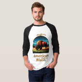 T-shirt Bison de Buffalo américain (Devant entier)