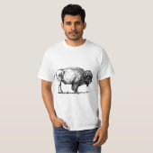 T-shirt Bison de Buffalo américain (Devant entier)