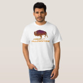 T-shirt Bison de Yellowstone (Devant entier)