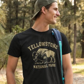 T-shirt Bison du parc national de Yellowstone
