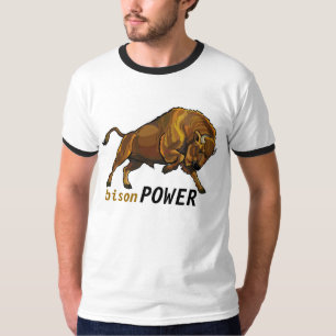 T-shirt bison européen
