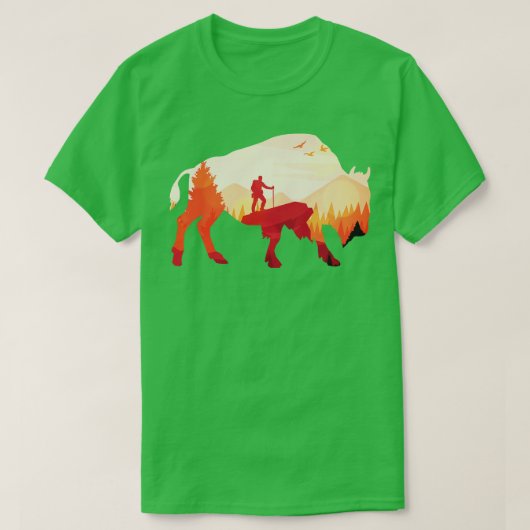 T-shirt Bison extérieur (Design devant)