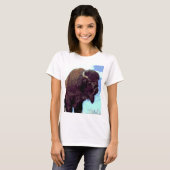 T-shirt Bison Pop Art (Devant entier)