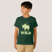 T-shirt Bison sauvage (Devant entier)