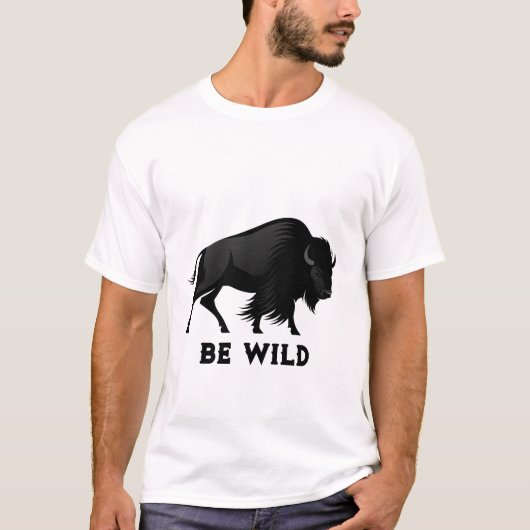 T-shirt Bison Sauvage (Devant)