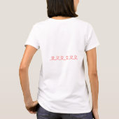 T-Shirt Bisou Bisou Love Personnalisé (Dos)