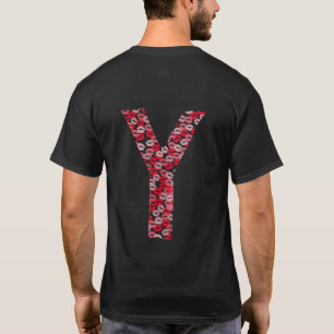 t-shirt Bisous Lettre Y