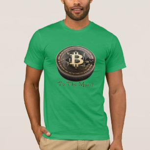 T-shirt Bitcoin à la Lune : porter l'avenir du Crypto