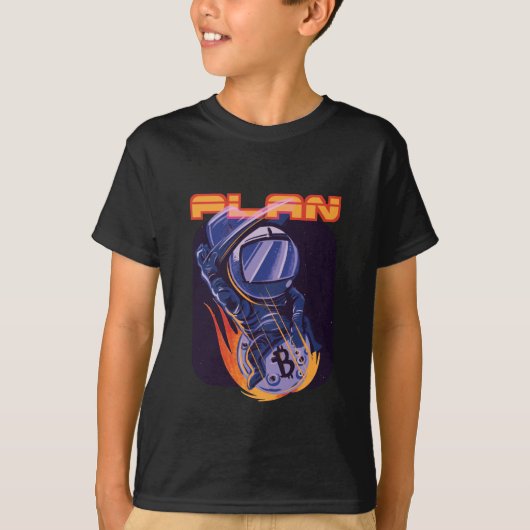 T-shirt Bitcoin - Astro Crypto (Devant)
