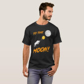 T-shirt Bitcoin Btc À L'Hôtel Moon Bull CryptoCurrency (Devant entier)