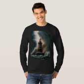 T-shirt Bitcoin BTC Lighthouse Nautical Hard Money Ocean L (Devant entier)