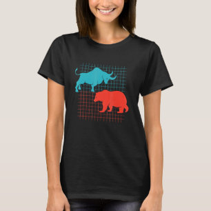 T-shirt Bitcoin Bull Bear Cryptomonnaie Devise numérique
