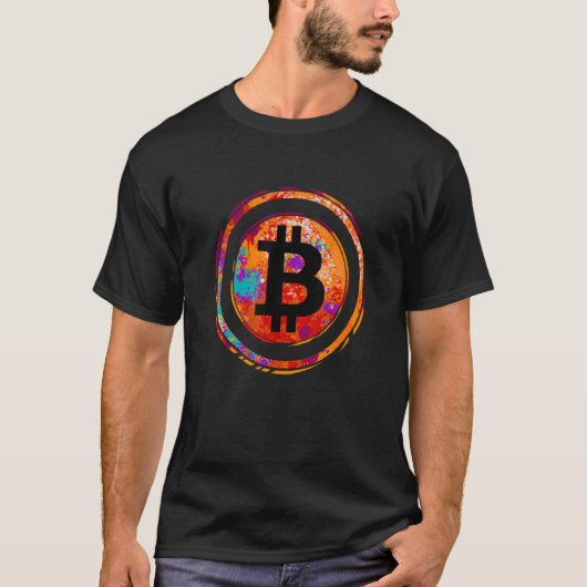 T-shirt Bitcoin Coin Crypto Trading Blockchain (Devant)